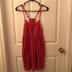 Mini dress with pockets